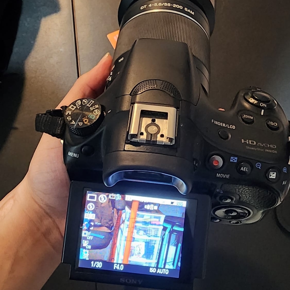 Sony Black Digital Camera with LCD Screen